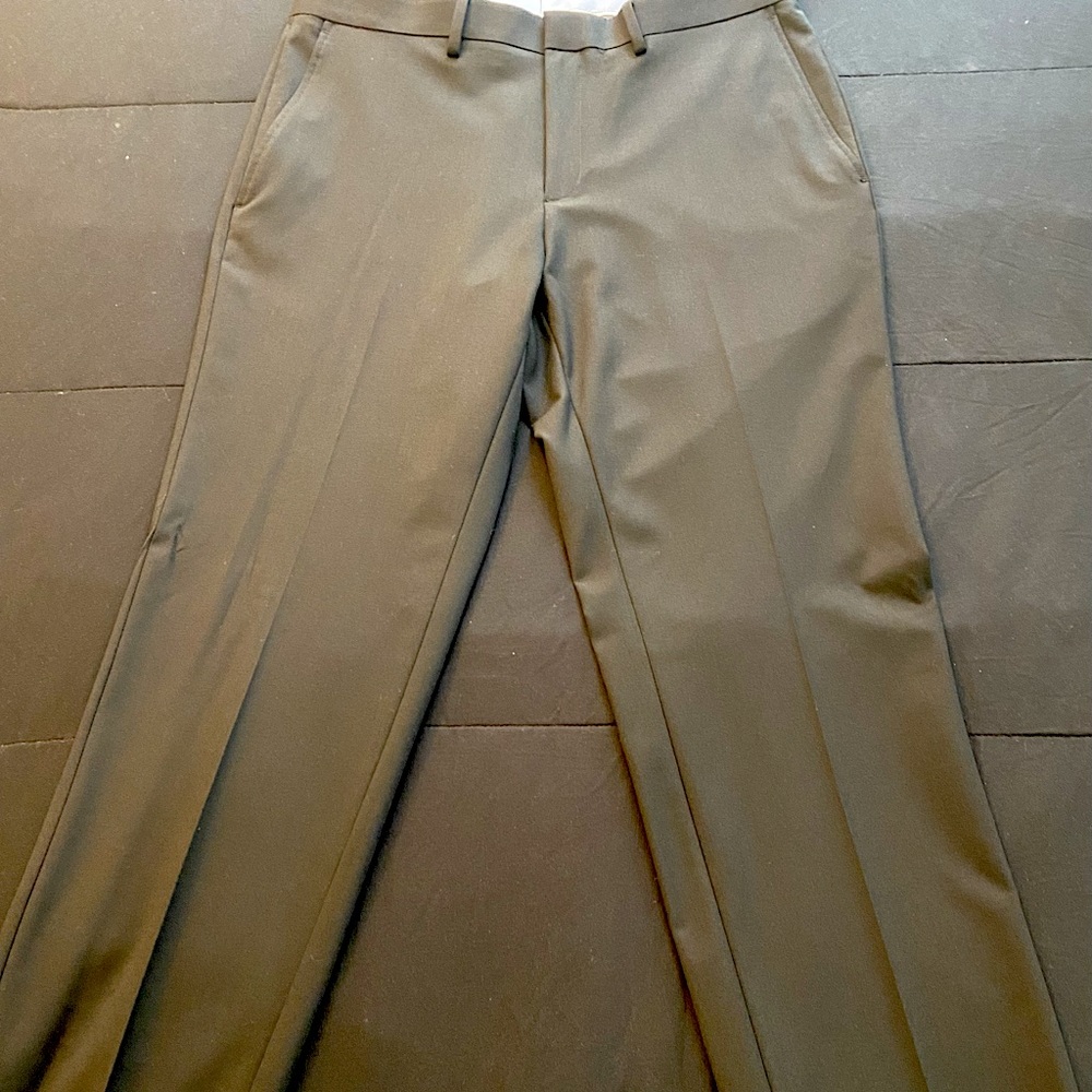 J.M Haggar Black Slim Fit Dress Pant